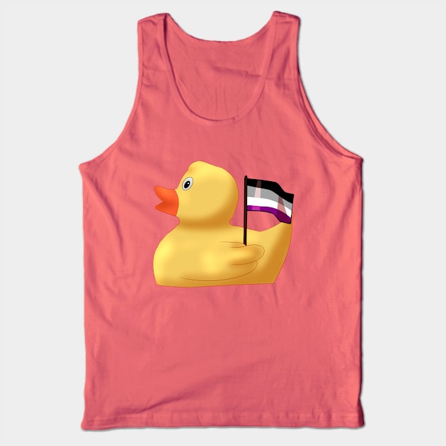 Asexual Rubber Duck Tank Top by TheQueerPotato